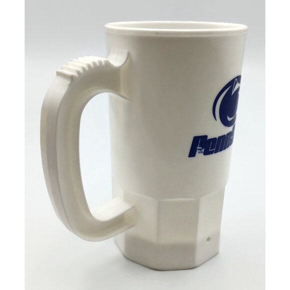 Vintage Penn State Nittany Lions Super Mug Plastic Cup 12 oz. Handle Made in USA - Picture 4 of 8